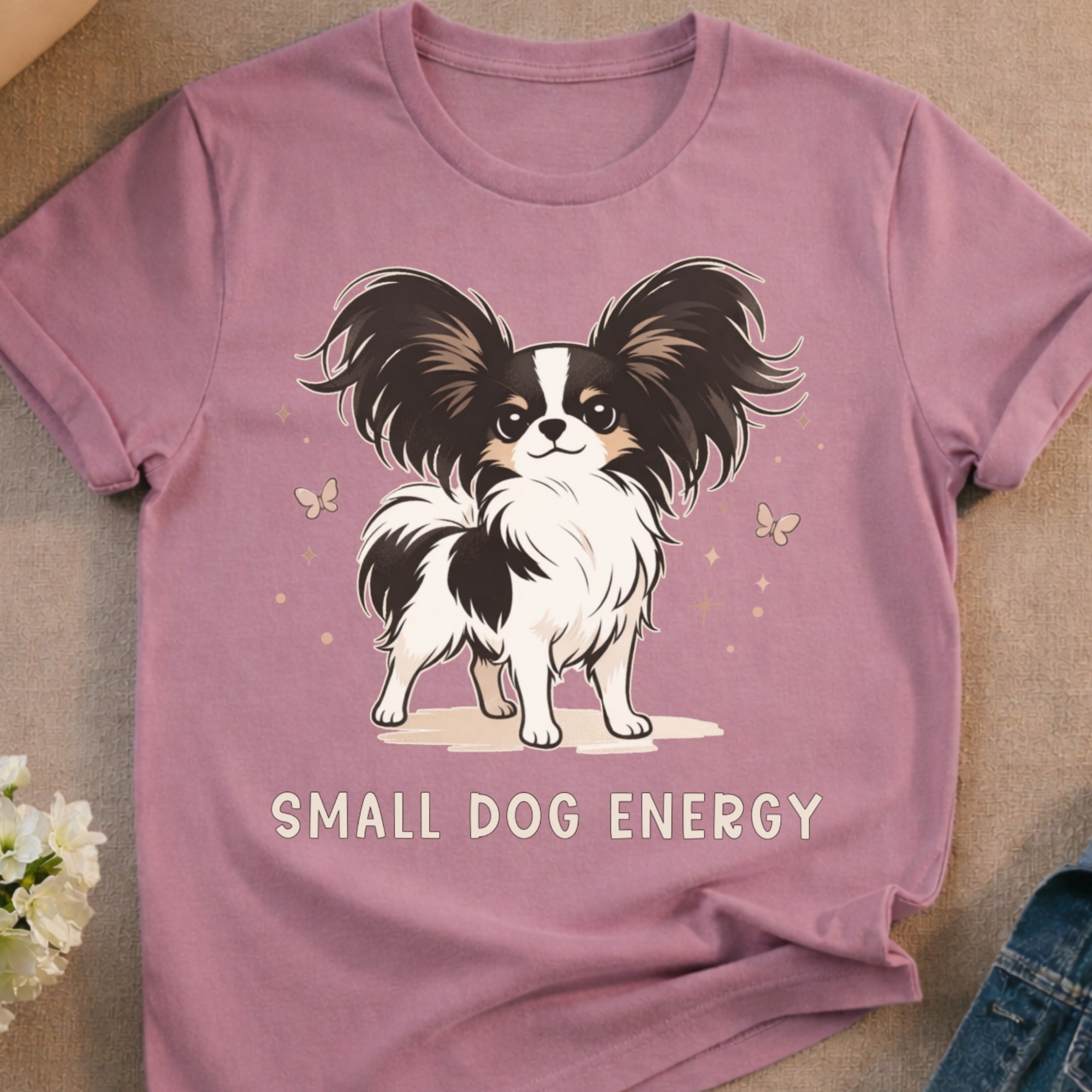 Small Dog Energy Papillon Dog Design product type
