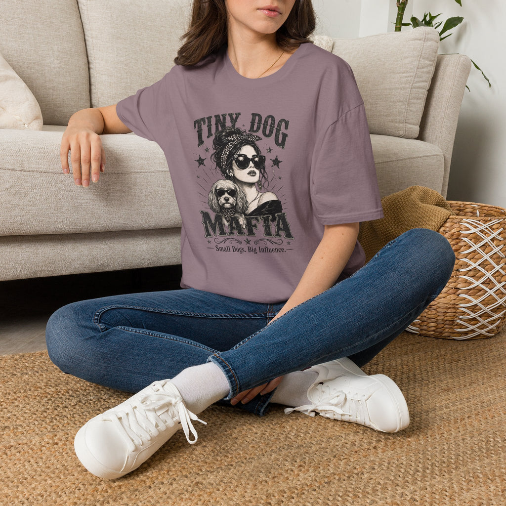 Cavapoo - Tiny Dog Mafia T-Shirt (Cavalier King Charles Spaniel & Poodle)