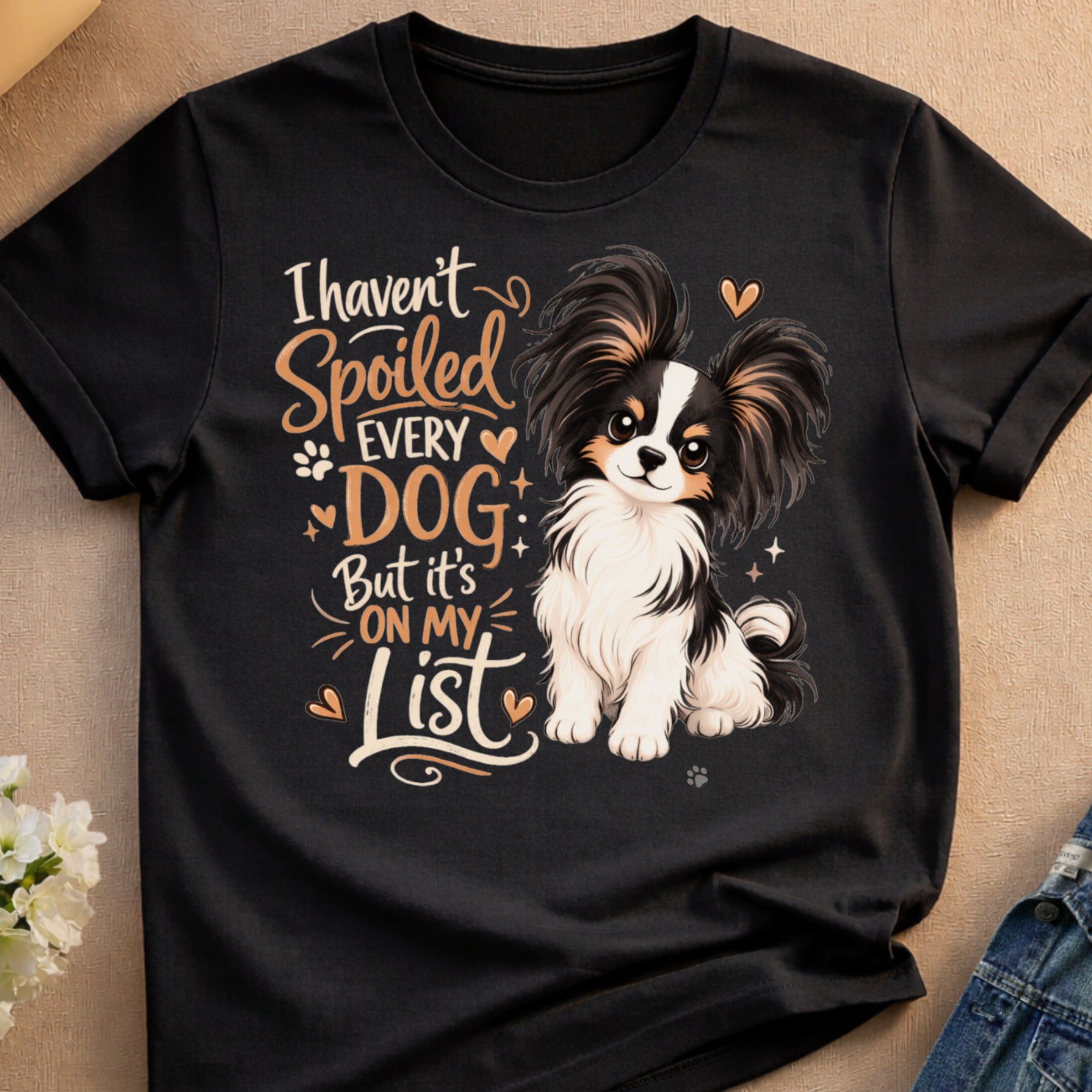 Spoiled Every Dog But It's On My List Papillon Dog product type