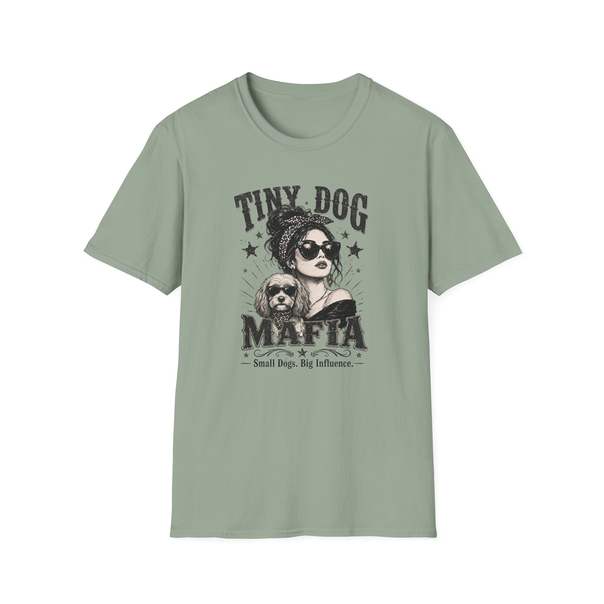 Cavapoo - Tiny Dog Mafia T-Shirt (Cavalier King Charles Spaniel & Poodle)