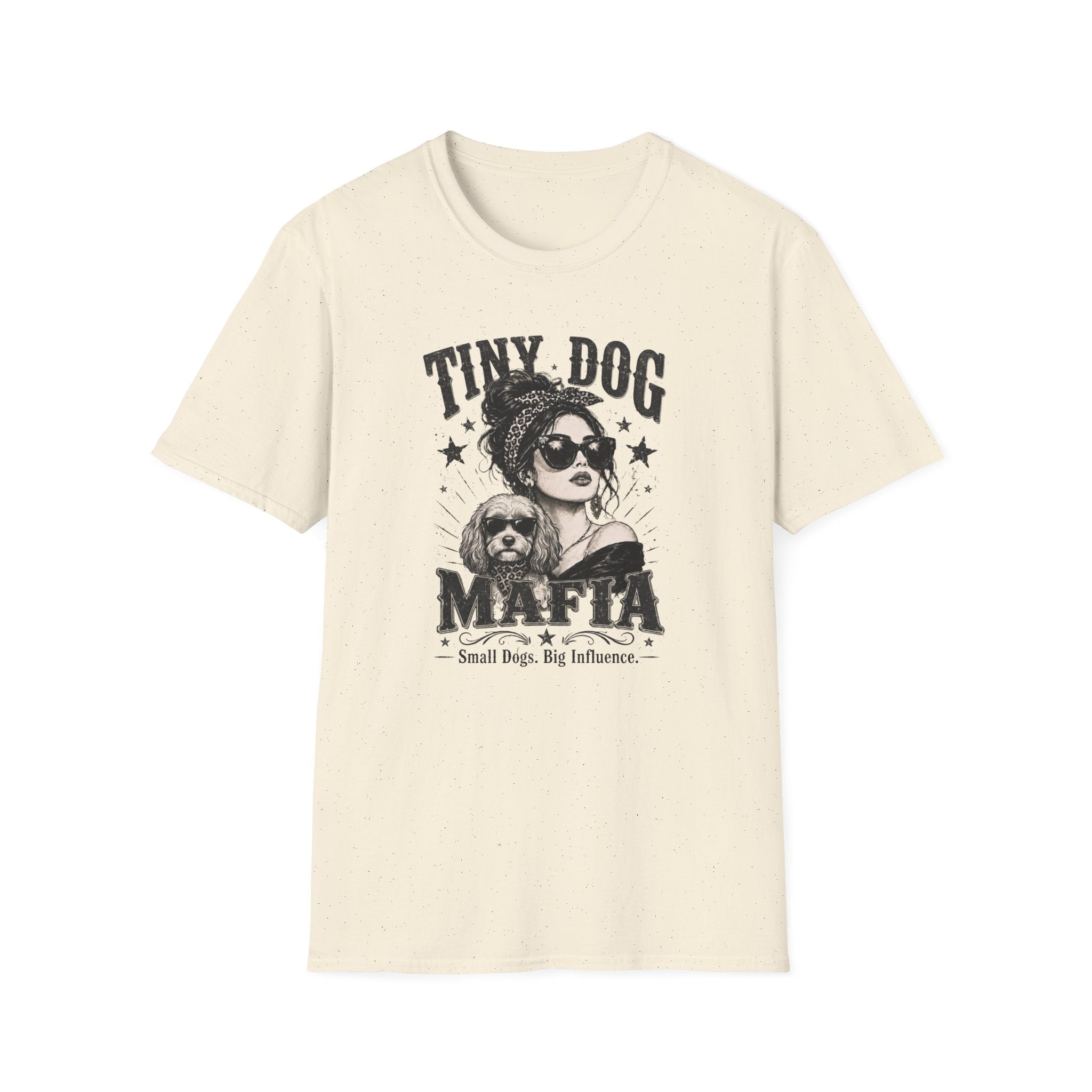 Cavapoo - Tiny Dog Mafia T-Shirt (Cavalier King Charles Spaniel & Poodle)
