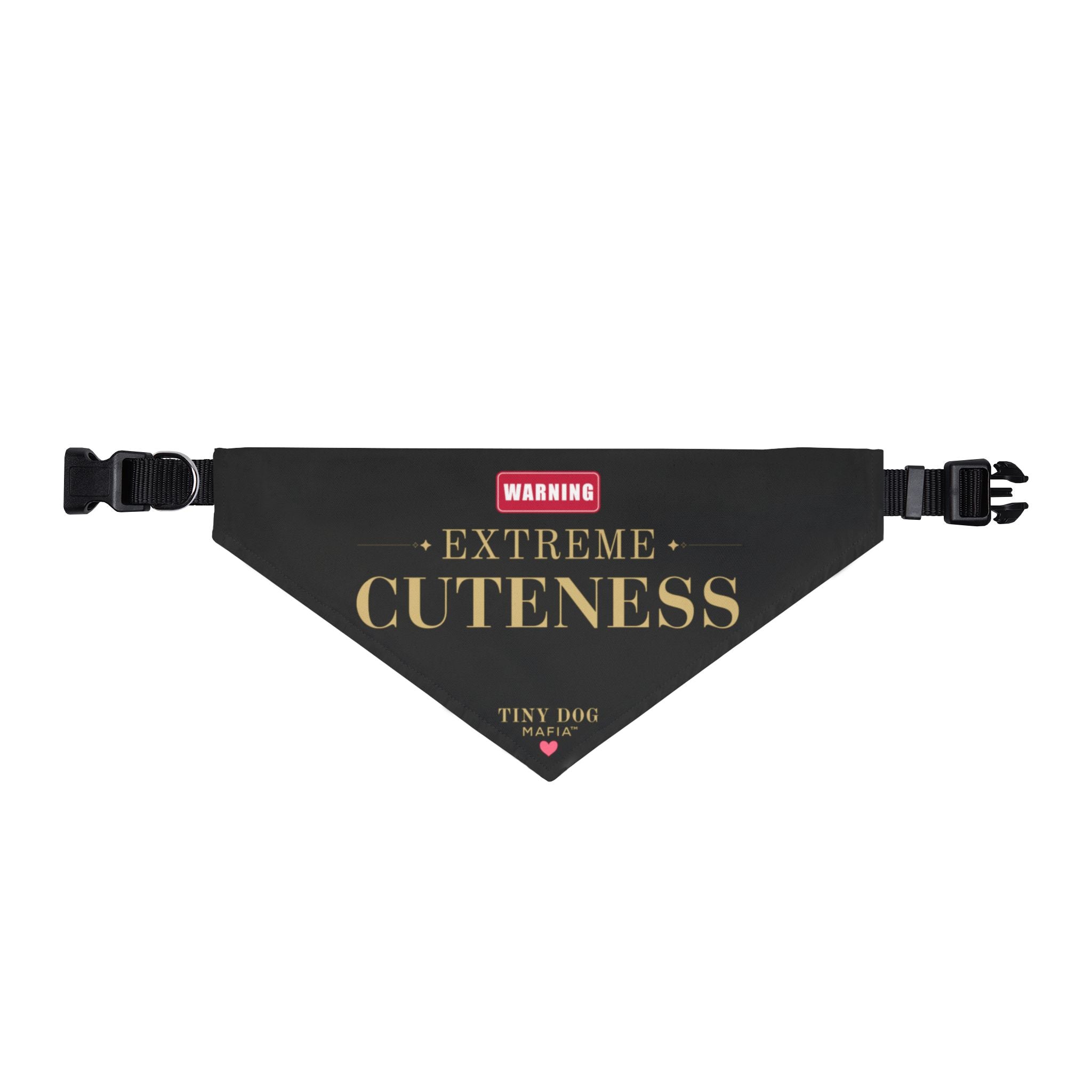 ‼️ Extreme Cuteness – Tiny Dog Mafia™ Identity Bandana | Clip-On Pet Bandana