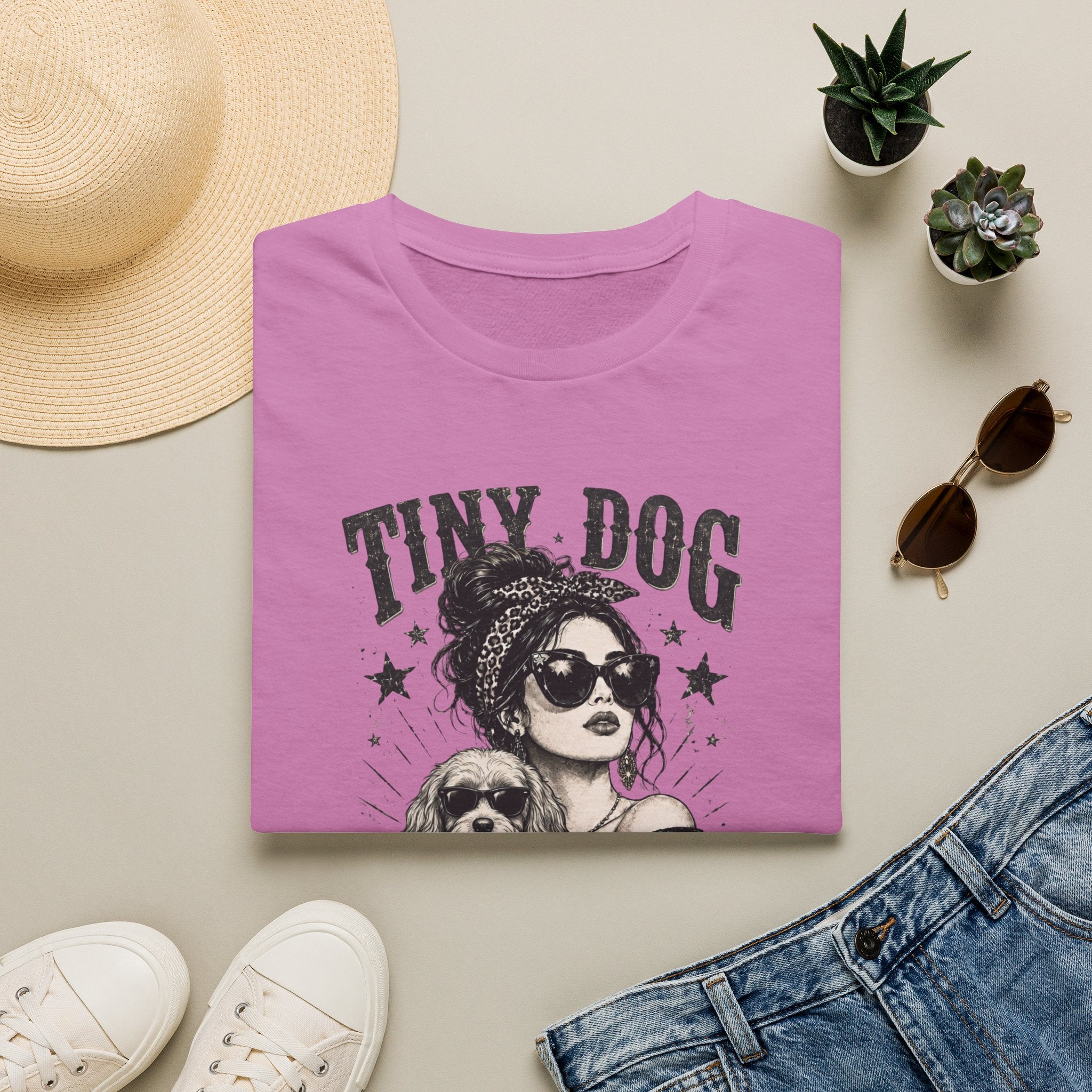 Cavapoo - Tiny Dog Mafia T-Shirt (Cavalier King Charles Spaniel & Poodle)