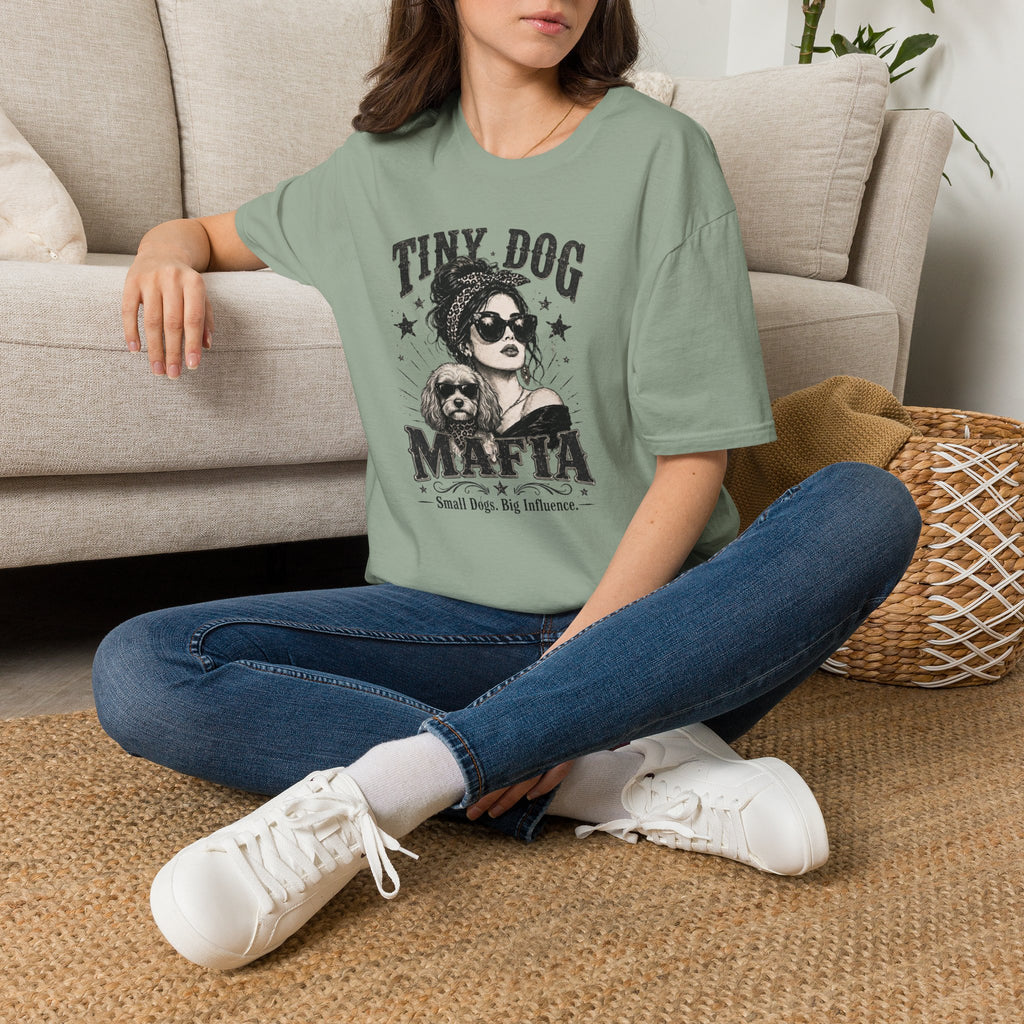Cavapoo - Tiny Dog Mafia T-Shirt (Cavalier King Charles Spaniel & Poodle)