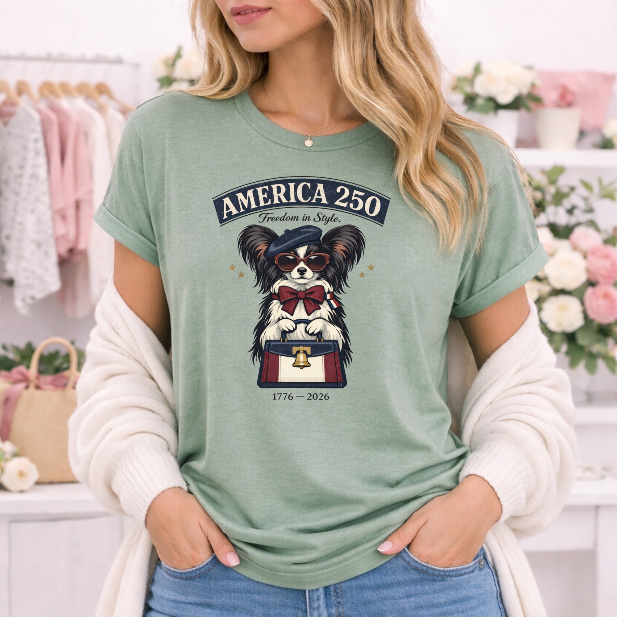 America 250 Freedom in Style 1776–2026 T-shirt