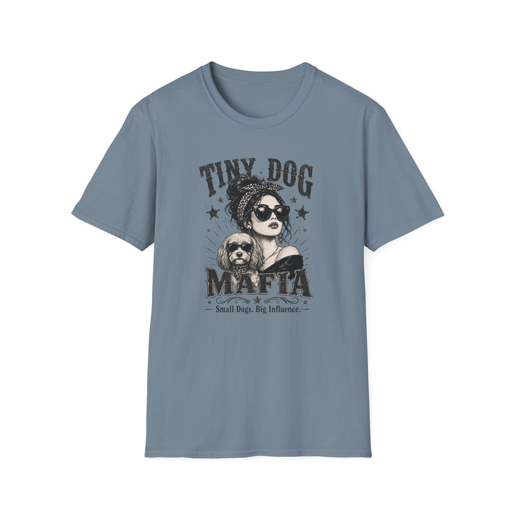Cavapoo - Tiny Dog Mafia T-Shirt (Cavalier King Charles Spaniel & Poodle)