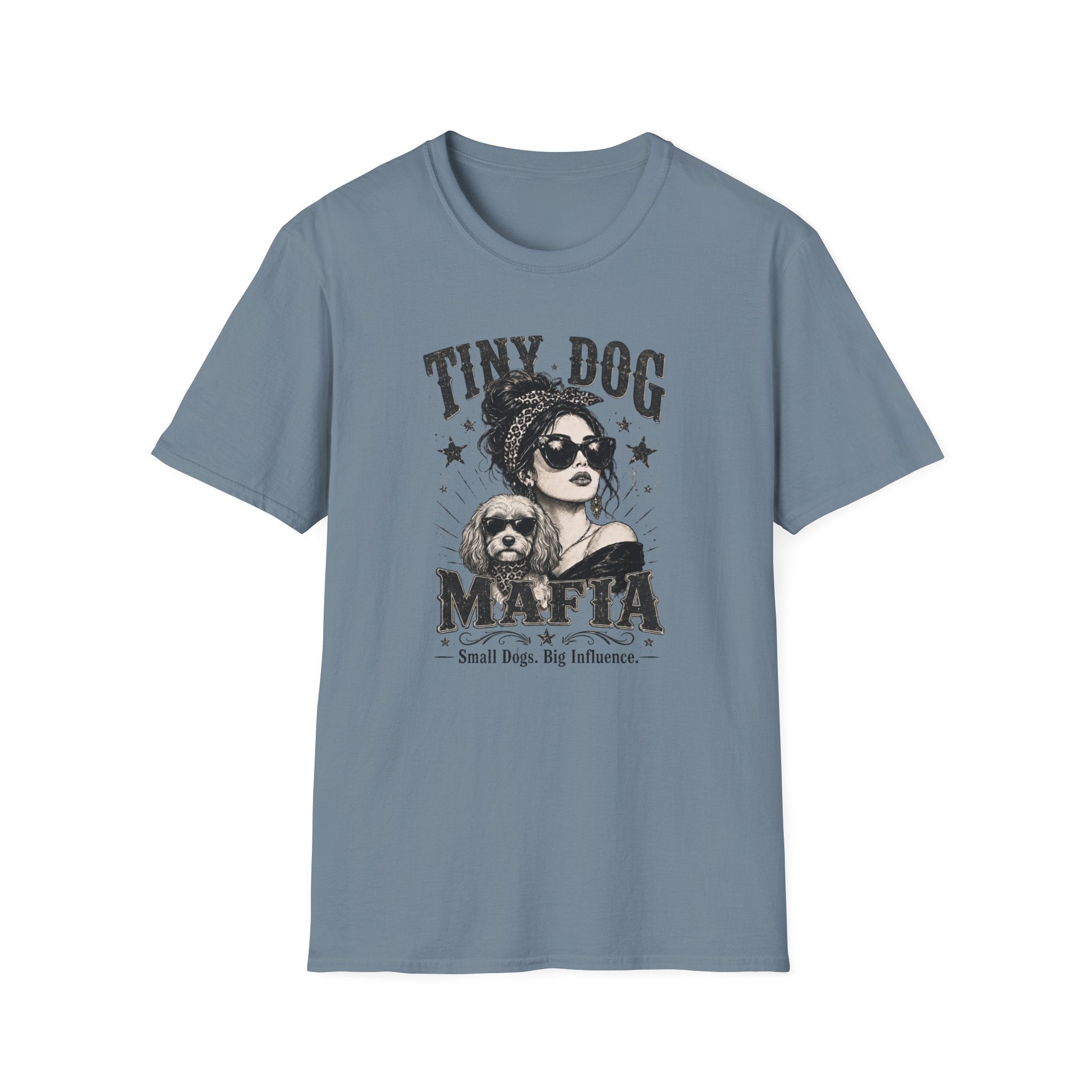 Cavapoo - Tiny Dog Mafia T-Shirt (Cavalier King Charles Spaniel & Poodle)