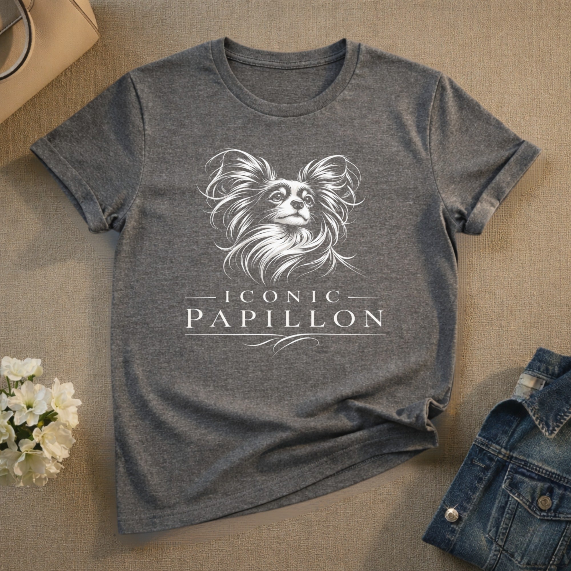 Iconic Papillon Designer Graphic Tee Shirt