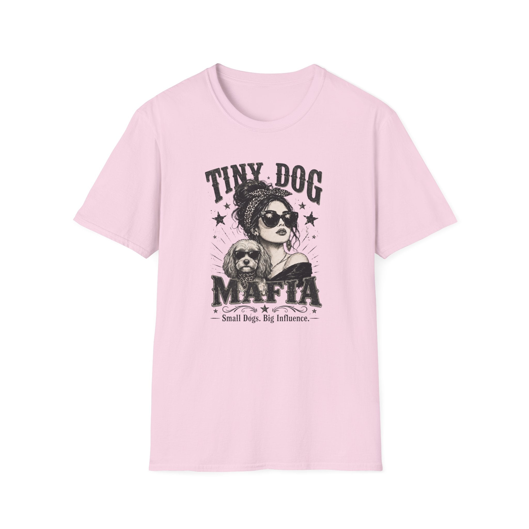 Cavapoo - Tiny Dog Mafia T-Shirt (Cavalier King Charles Spaniel & Poodle)