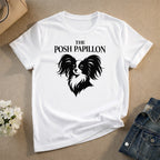 The Posh Papillon Graphic Tee Shirt for Dog Lovers