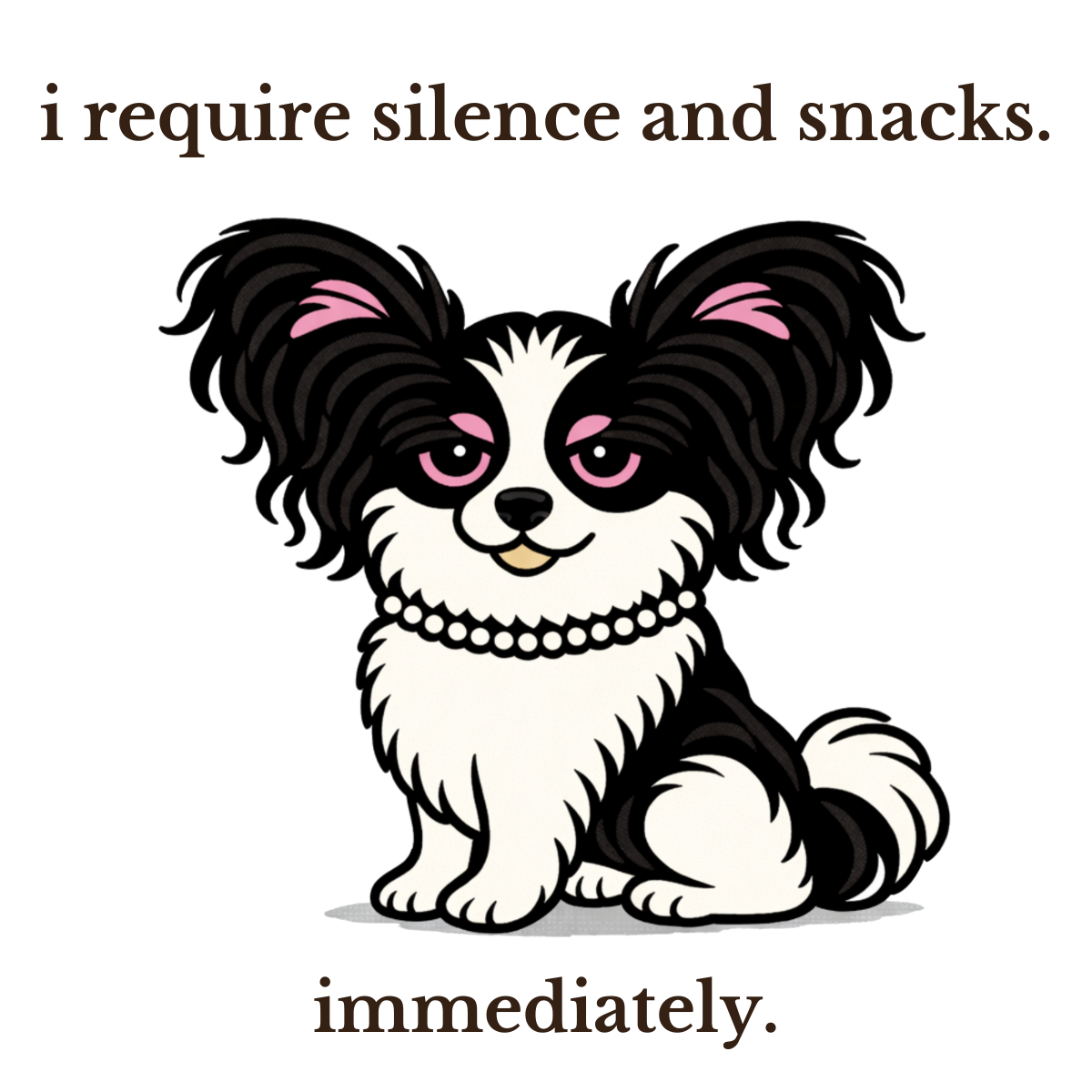 Silence And Snacks Dog T-Shirt