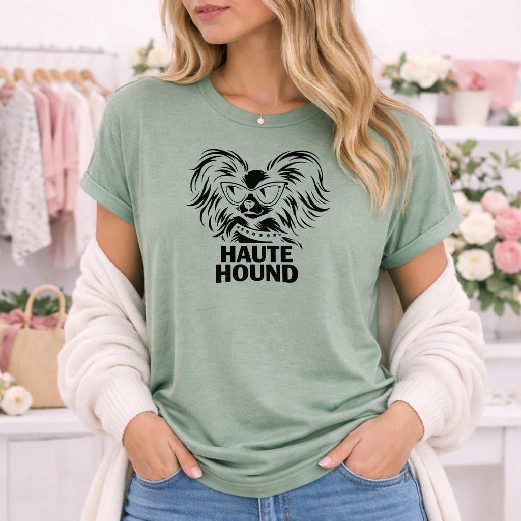 Haute Hound Graphic Tee for Stylish Dog Lovers