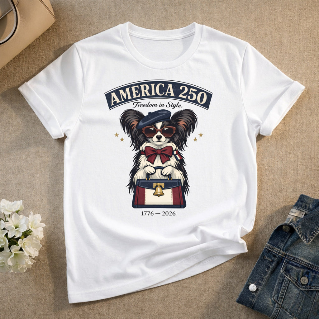 America 250 Freedom In Style 1776-2026 Graphic T-Shirt
