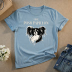 The Posh Papillon Dog Graphic Tee for Pet Lovers