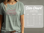 Gildan 64000 Softstyle t-shirt size chart with "Small Dog Life" graphic.