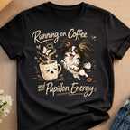 Running on Coffee and Papillon Energy Shirt product type