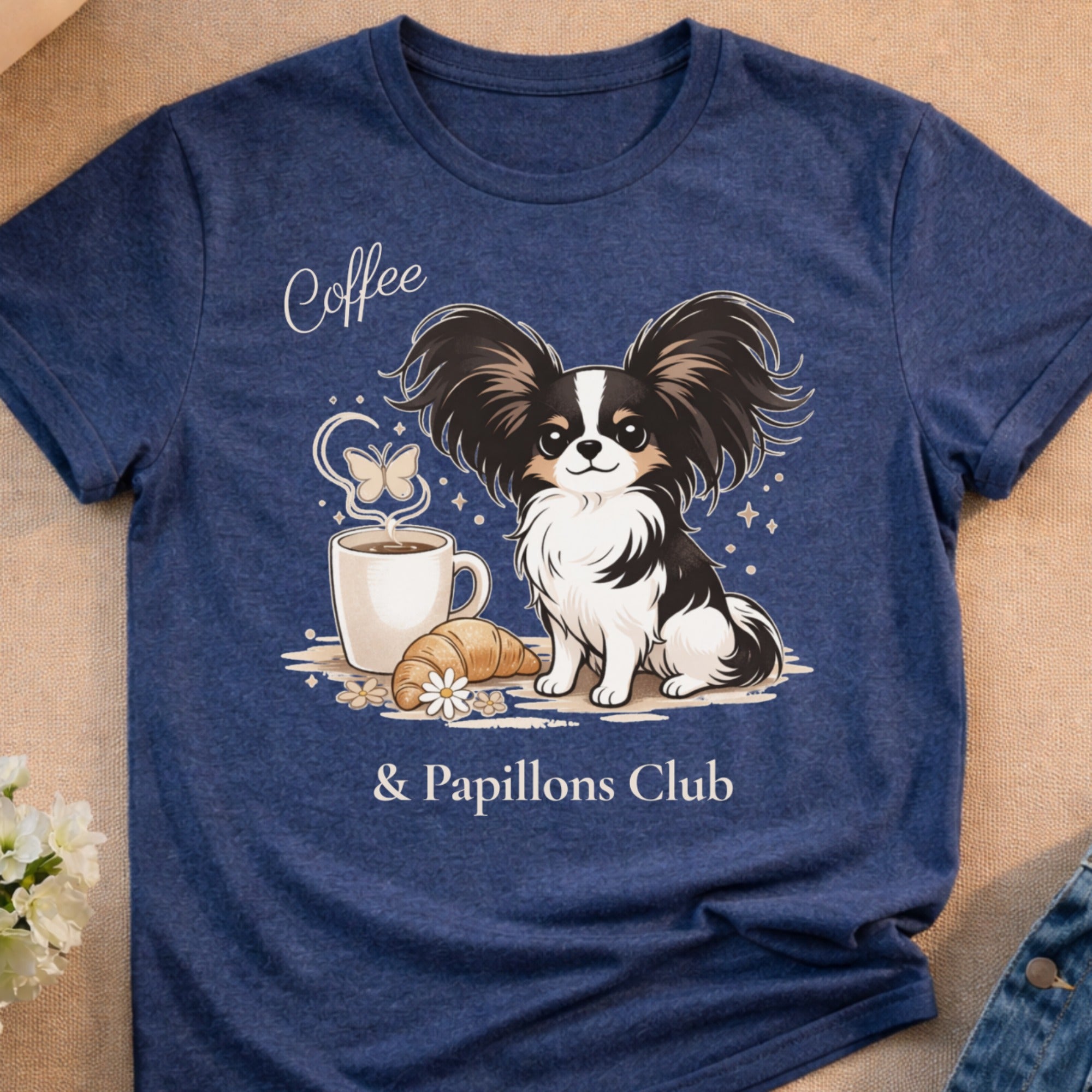 Adorable Papillon Dog Coffee & Papillons Club product type