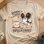 Running On Coffee and Papillon Energy Dog Lovers product type