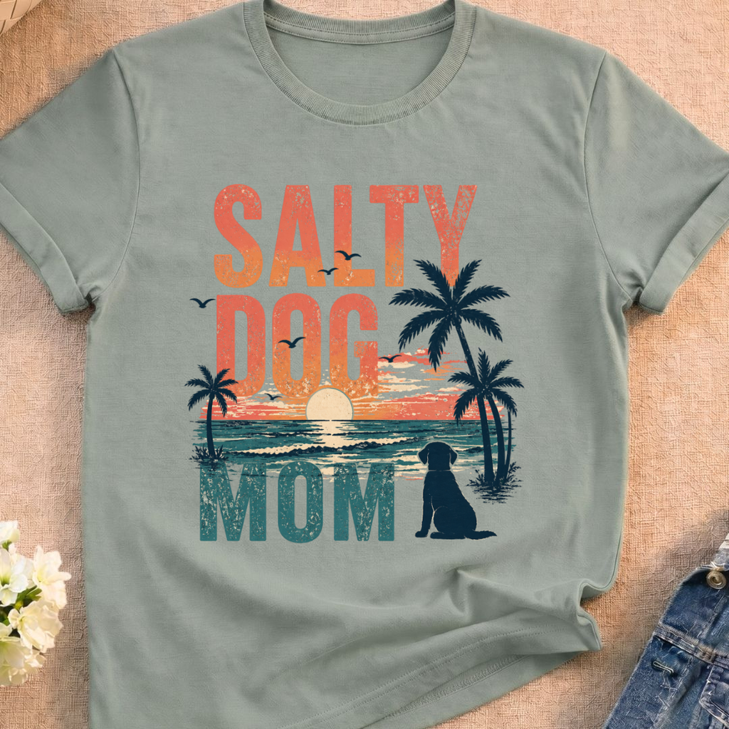 Salty Dog Mom T-Shirt (Comfort Colors)