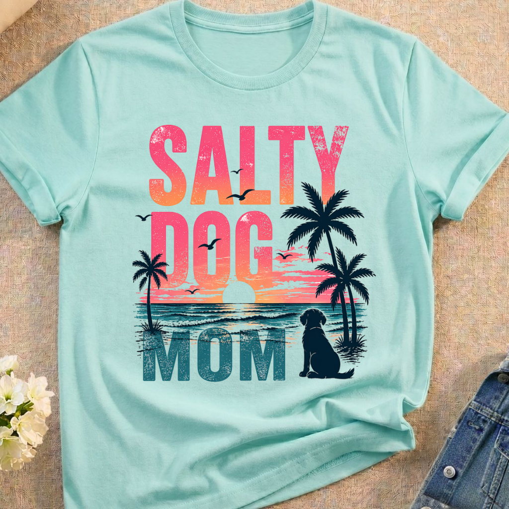 Salty Dog Mom T-Shirt (Comfort Colors)