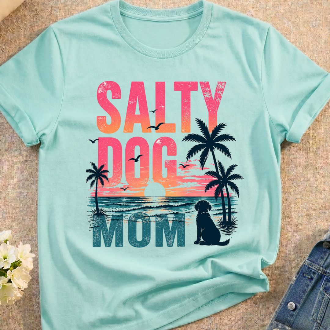 Salty Dog Mom T-Shirt (Comfort Colors)