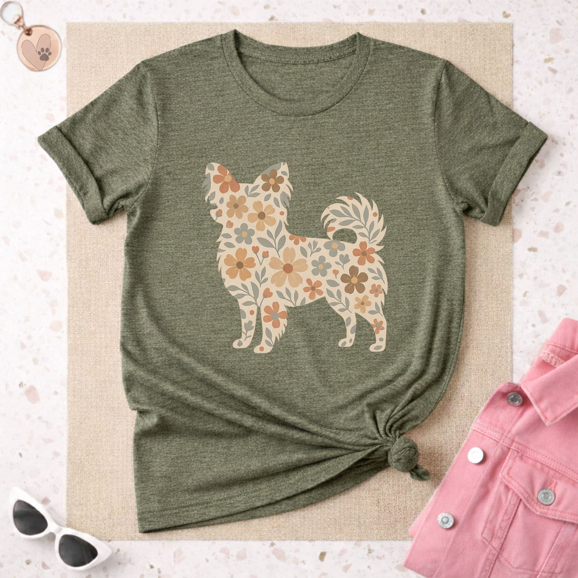 Papillon Floral T-Shirt