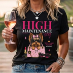 Yorkie (bow)- High Maintenance Era T-Shirt