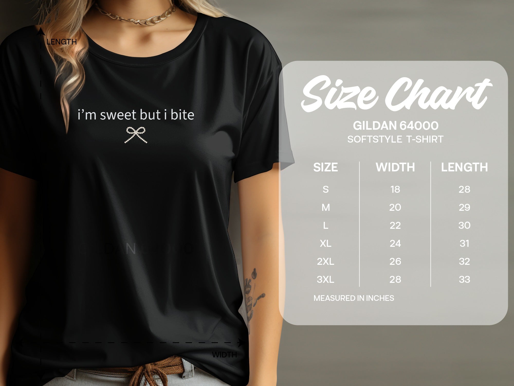 I'm Sweet But I Bite Graphic Tee for Women
