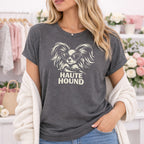 Haute Hound Graphic Tee with Dog Wearing Sunglasses