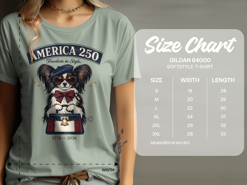 America 250 Freedom in Style Dog T-Shirt