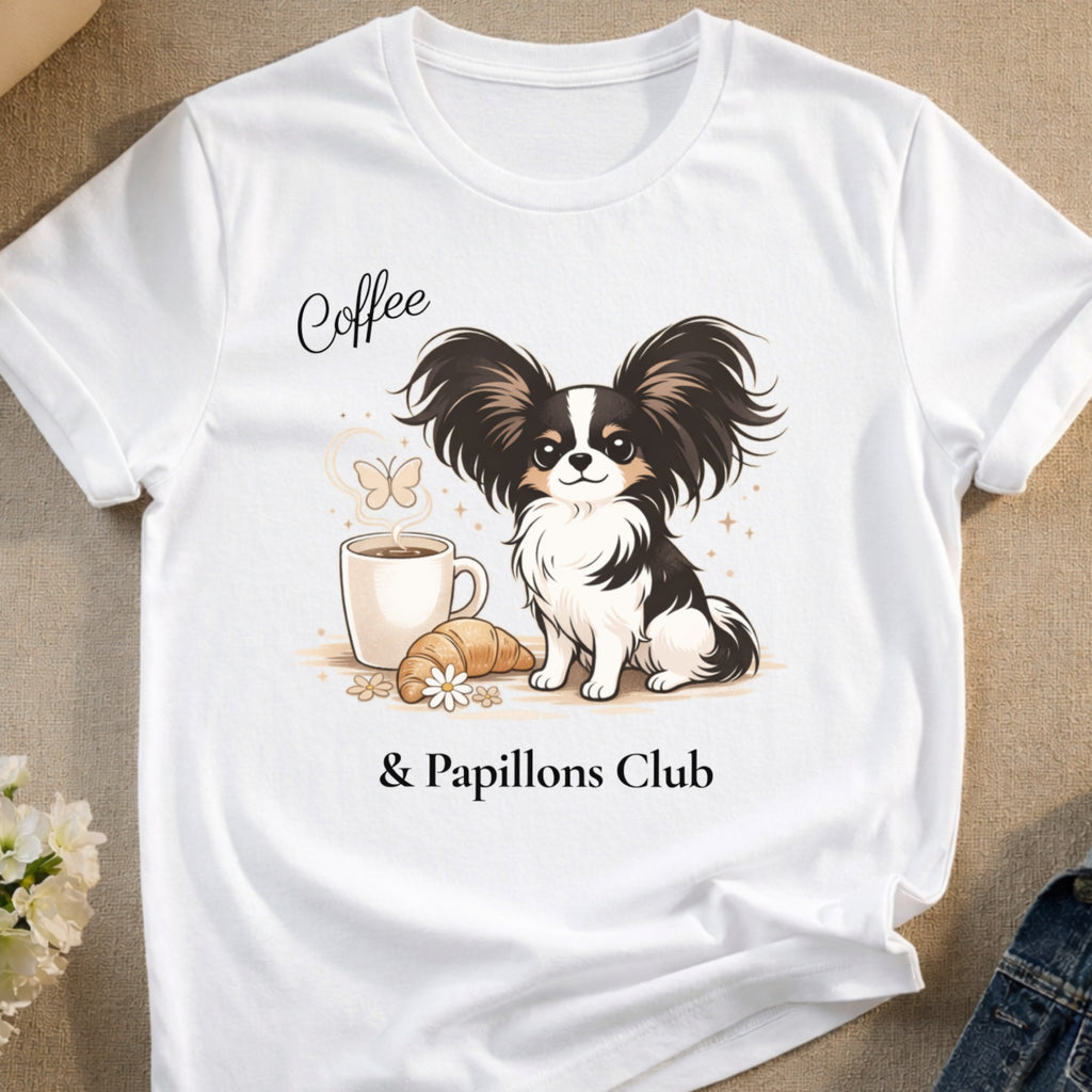 Coffee & Papillons Club Cute Dog Croissant Butterfly product type