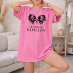 Iconic Papillon Graphic Pink Long Sleeve Shirt