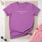 I'm Sweet But I Bite Purple Graphic Tee Shirt