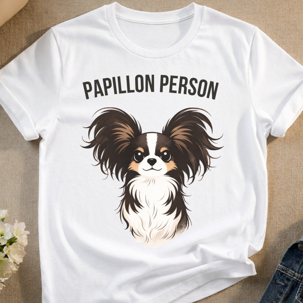 PAPILLON PERSON Dog Illustration Fun Product Type