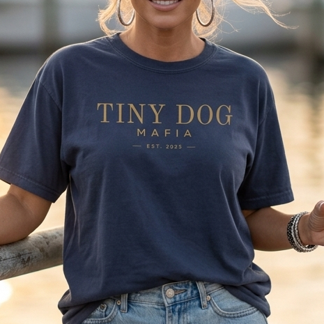 Tiny Dog Mafia Est. 2025 T-Shirt
