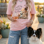 Small Dog 'Papillon'- Full Glass T-Shirt