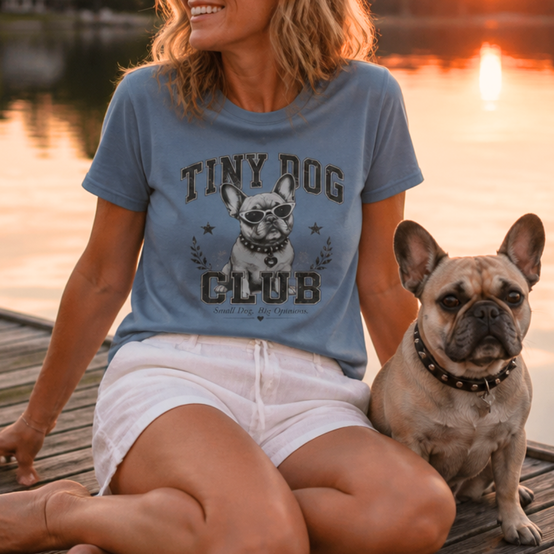 French Bulldog - TIny Dog Club T-Shirt